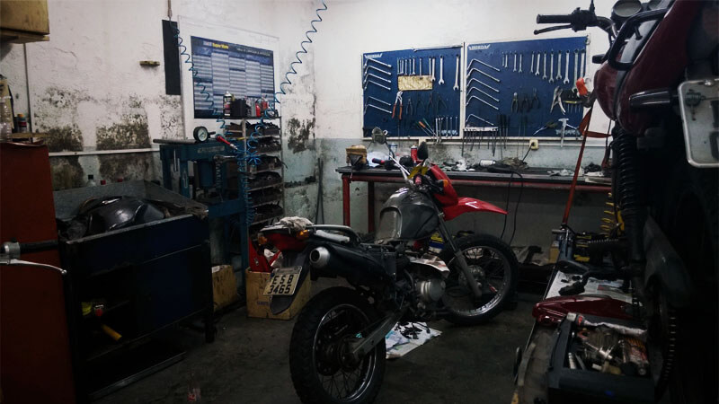 Oficina da Coyote Moto Peças